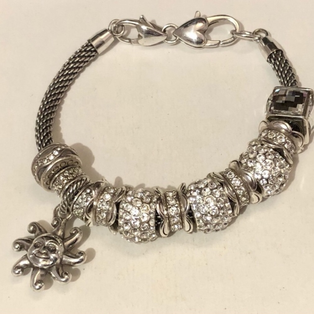 ❌SOLD❌ 🆕 Brighton Ice Diva bead covered in clear crystals NWOT - Picture 4 of 7